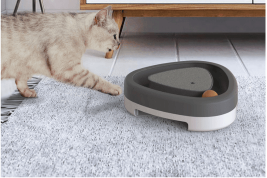 Smart Kitty Spinner - Interactive Electric Cat Toy With Feather