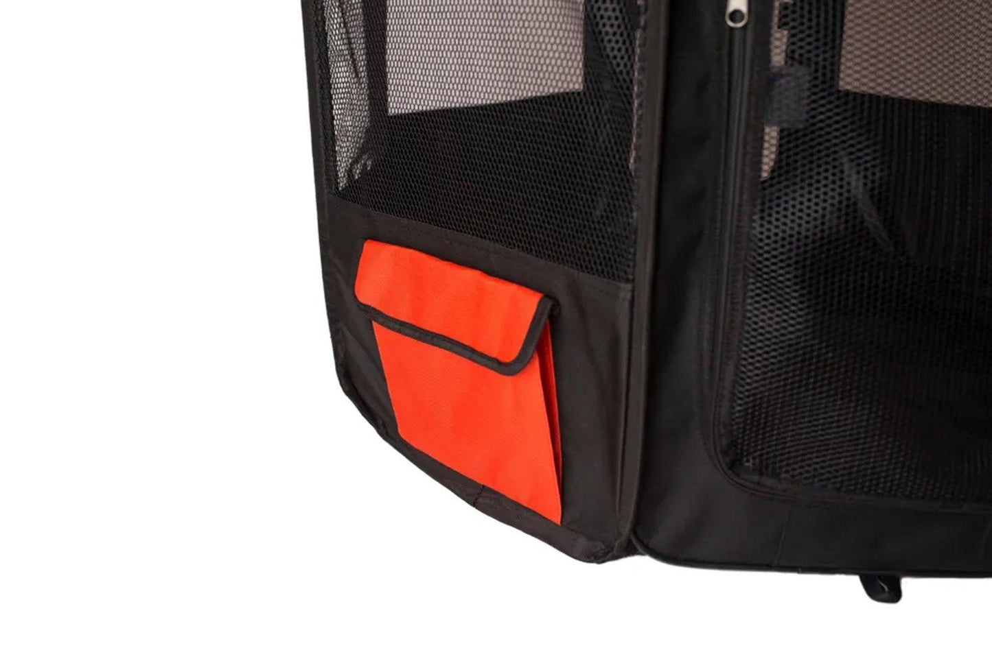 Armarkat PP002R-XL Portable Pet Playpen - Black and Red