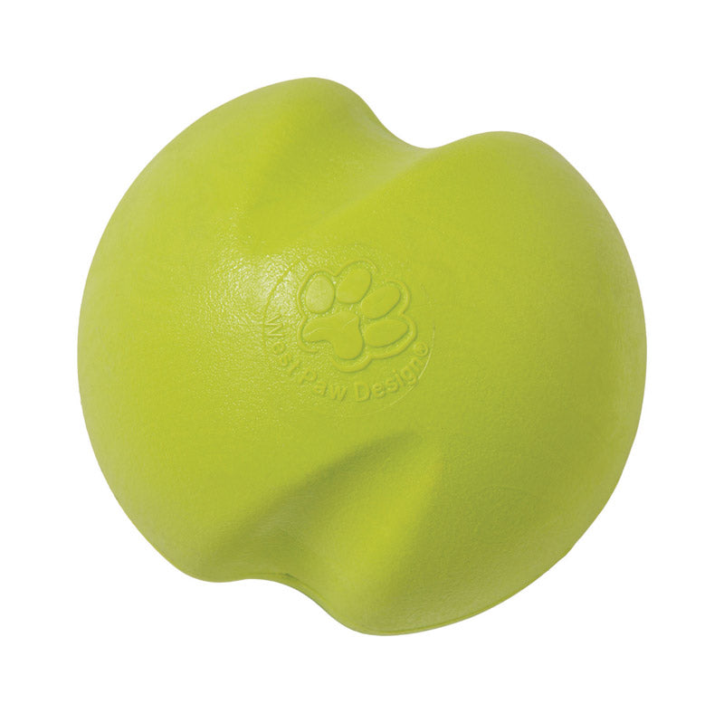 West Paw 8000380 Zogoflex Green Jive Synthetic Rubber Ball Dog Toy,