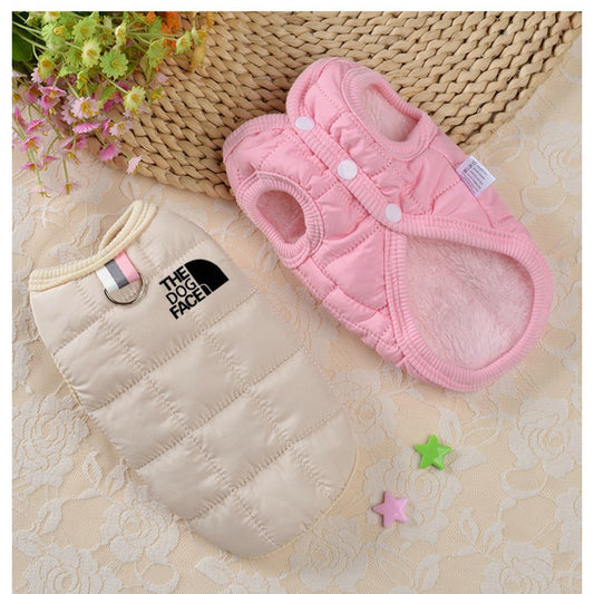 The Dog Face - Jacket Vest - Clothes Winter Warm Pet Coat!