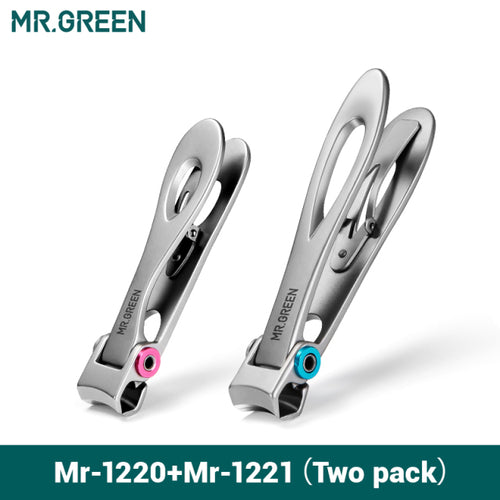 Mr.green Nail Clippers Stainless Steel Two Sizes Are Available