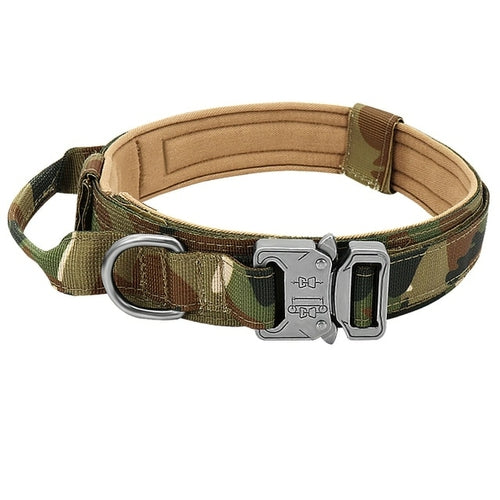 Military Tactical Dog Collar Camouflage Medium Large Dog Collars For
