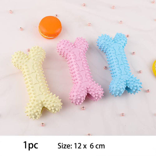 Pet Dog Toys For Small Dog Chews Tpr Knot Toys Bite Resistant Molar