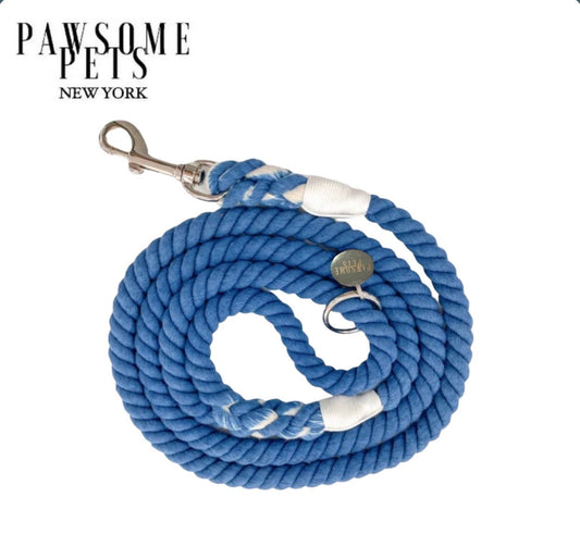 ROPE LEASH -  PEACOCK BLUE