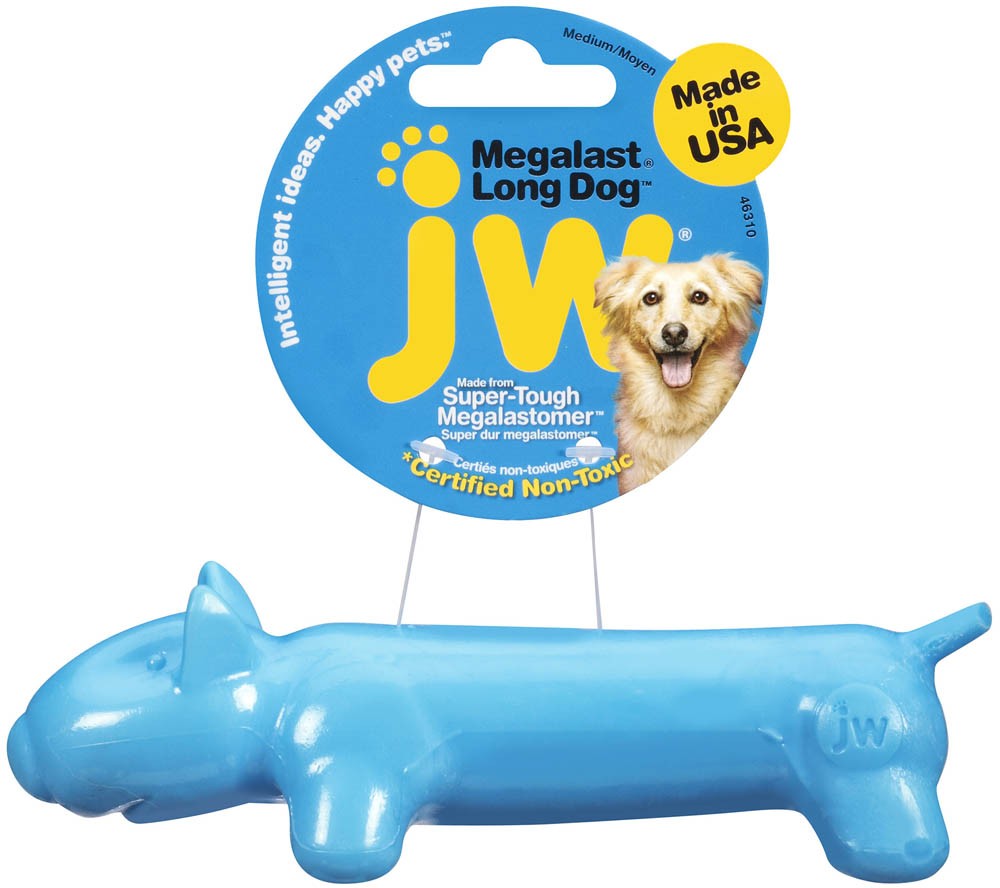 JW Pet MegaLast Long Dog; Dog Toy Assorted Medium