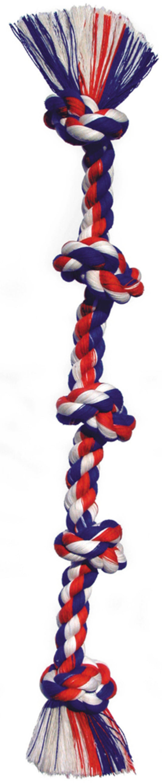 Mammoth Cotton Blend Color 4 Knot Rope Tug Toy Assorted 31 in Extra