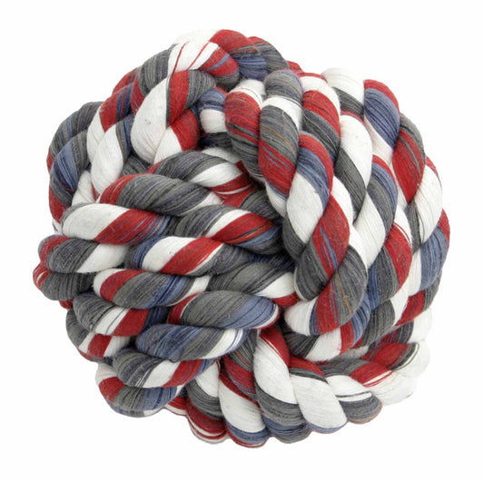 Mammoth Monkey Fist Ball Dog toy Multi-Color Small 3.75 in
