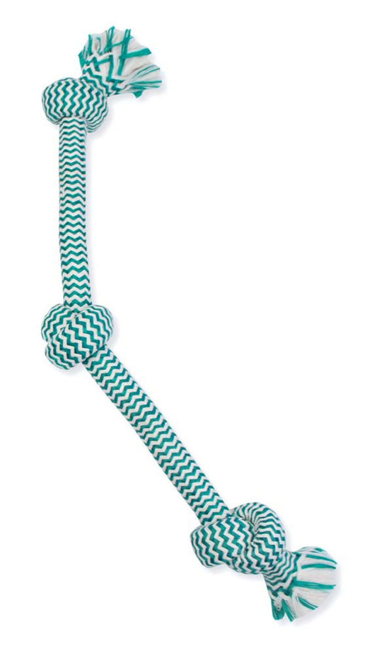 Mammoth EXTRA FRESH 3 Knot Tug Toy 3 Knots Multi-Color 20 in Medium
