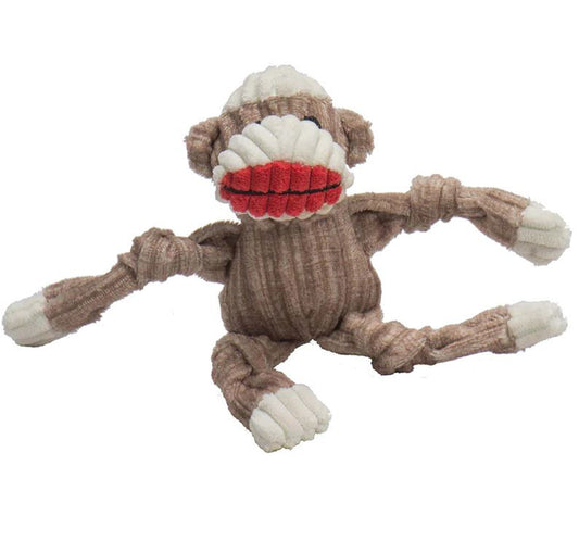 Hugglehounds Dog Stuey Sock Monkey Knottie Large