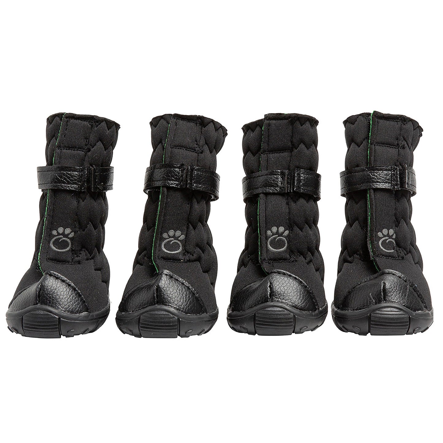 Elasto-Fit Dog Boots - Black