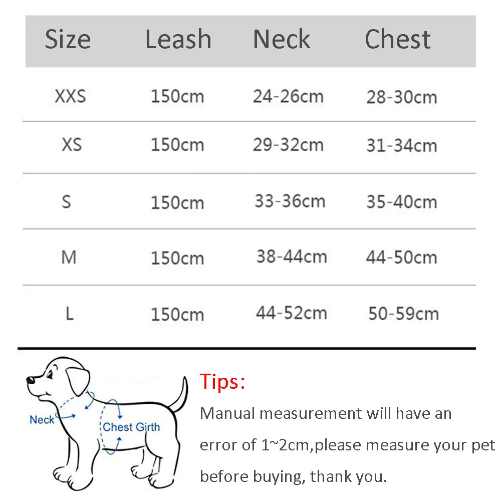 Escape Proof Cat Harness and Leash Set Adjustable Mesh Dog Harness
