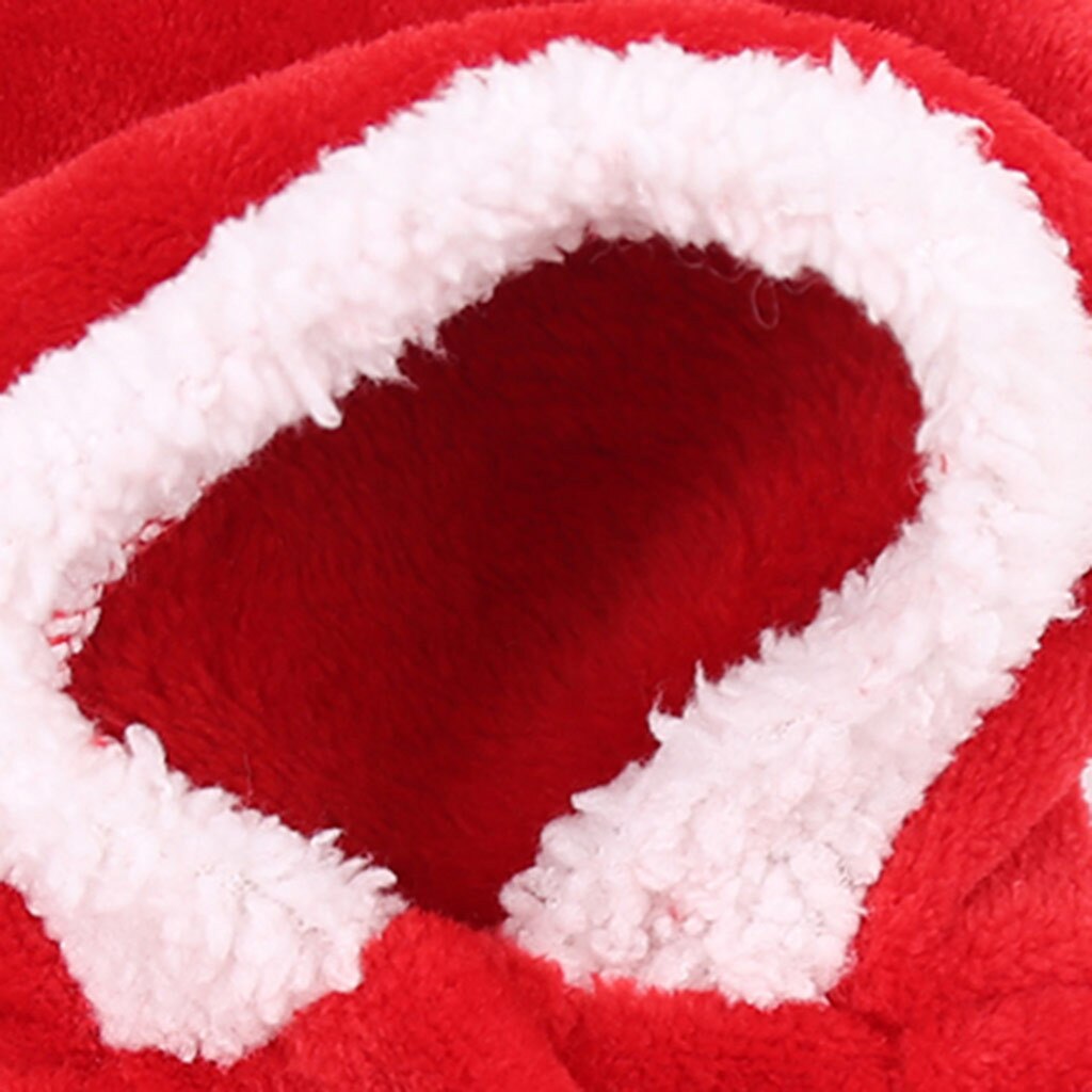 Hooded Santa Clause Dog Jacket