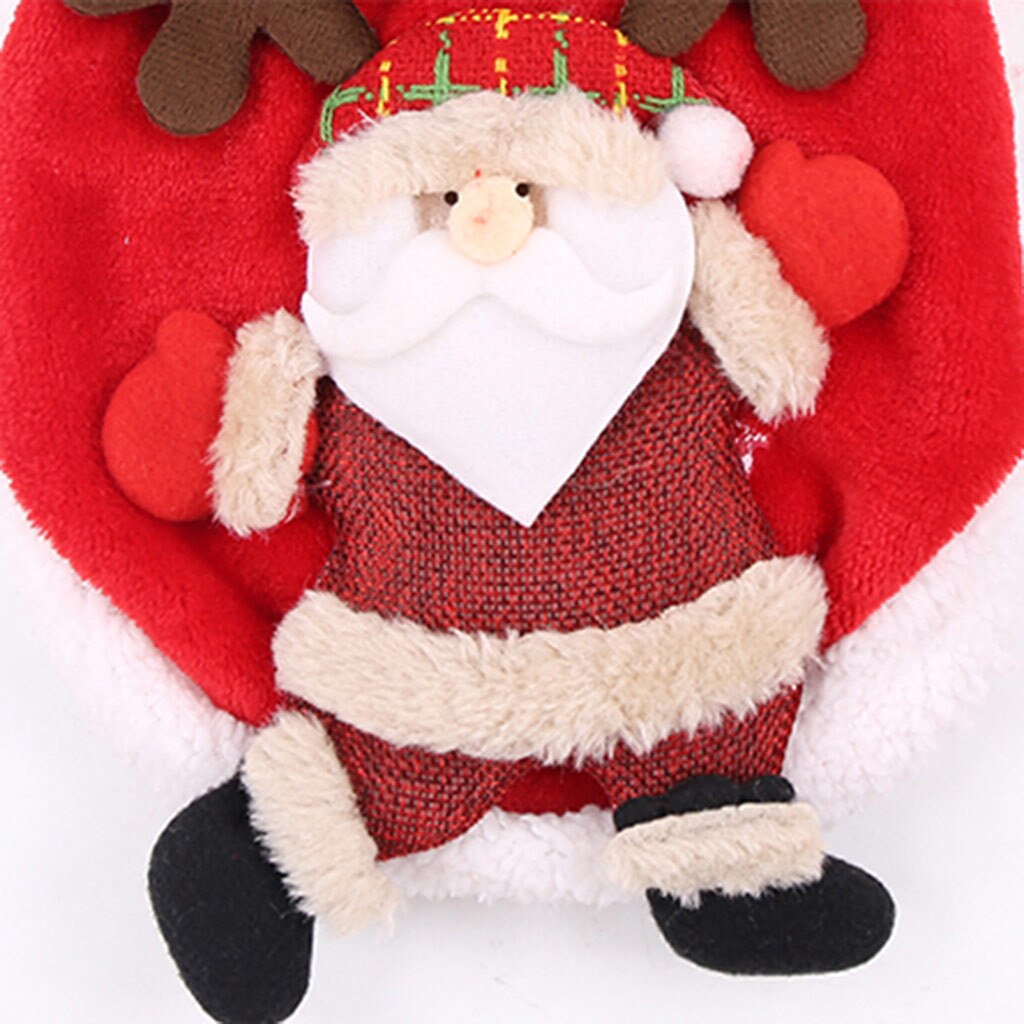 Hooded Santa Clause Dog Jacket