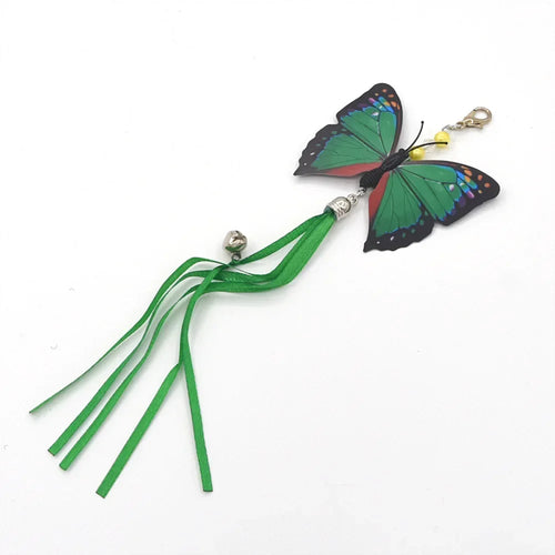 Cat Feather Toy Accessories False Birds Worm Toy with Bell Kitten Cat