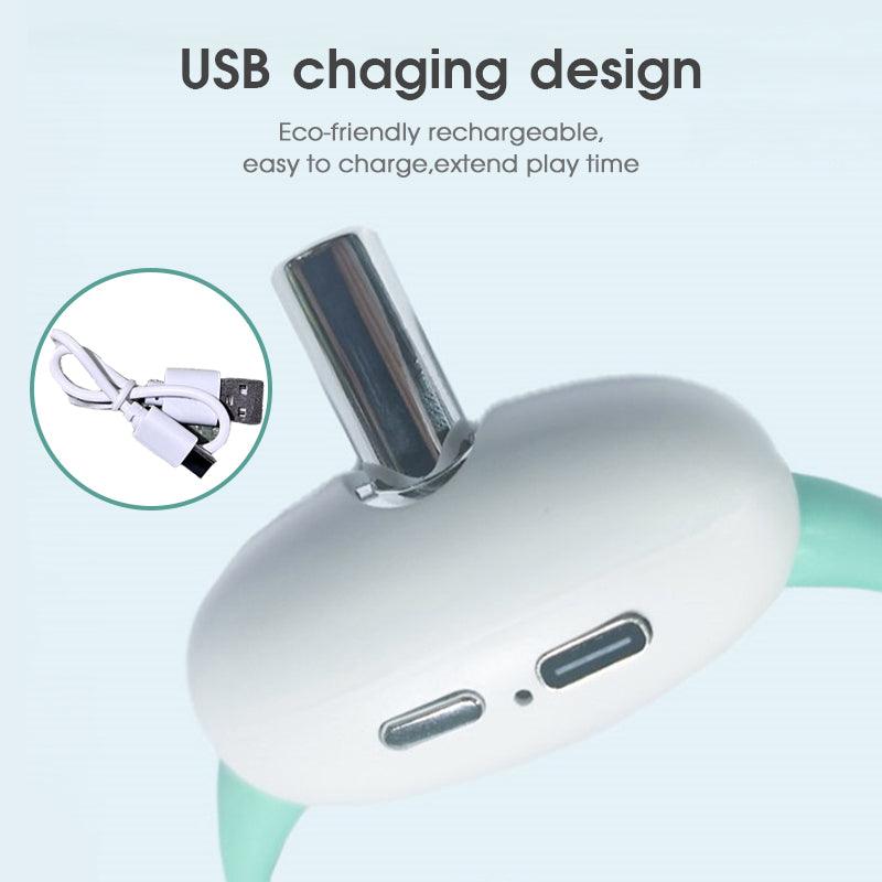 Smart Laser Teasing Cat Collar: The Ultimate Interactive Toy For Your