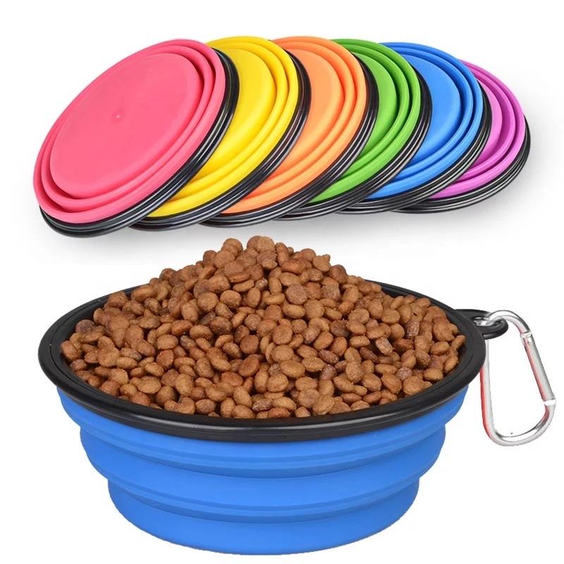 Collapsible travel pet bowl for food and water on the go - view 1