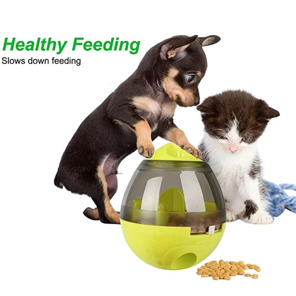 Dog and Cat Food Dispenser Tumbler