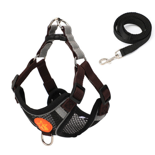 Reflective Small Dog Harness Set
