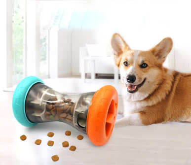 Slow-feed treat ball toy for pet enrichment and snack time - view 1
