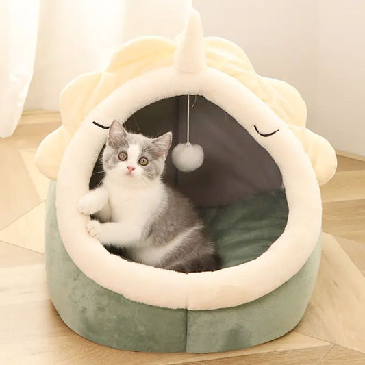 Adorable Dinosaur Pet - Cat House with Toy