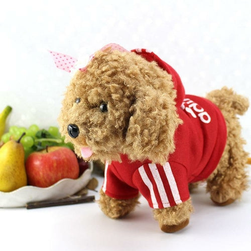 Creative electronic lead rope puppy pet remote control plush toy dog