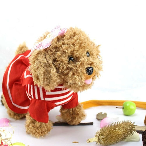 Creative electronic lead rope puppy pet remote control plush toy dog