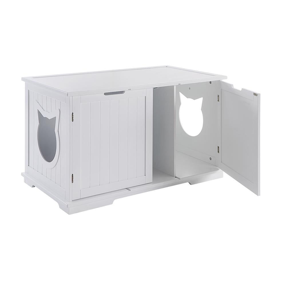 Cat Bench Litter Box - Enclosure Furniture Box House