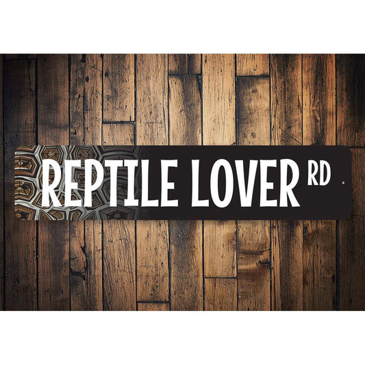 Reptile Lover Street Sign