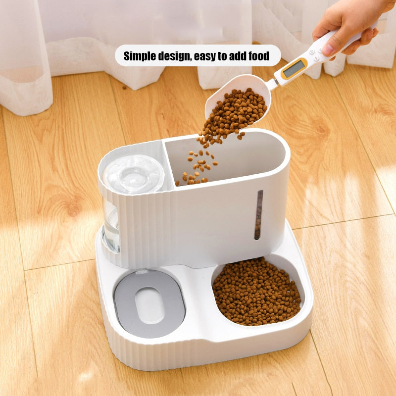 3l Pet Cat/Dog Food Automatic Feeder - For Dry Food Storage