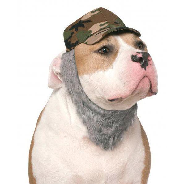 Duck Hunter Hat and Beard Pet Costume