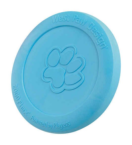 West Paw 8000373 Zogoflex Blue Zisc Disc Synthetic Rubber Frisbee Larg