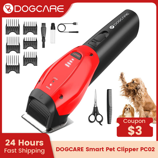 Dogcare Smart Dog Hair Clippers Grooming Pet Haircut Machine For Dogs