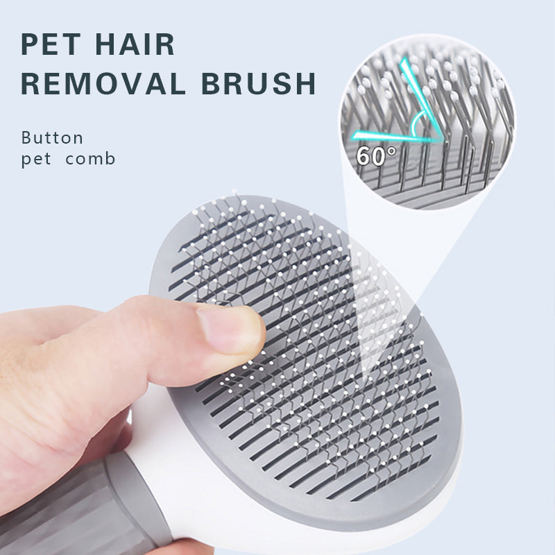 Dog Comb Massage Cat Brush Stainless Steel Pet Grooming Comb For Dogs