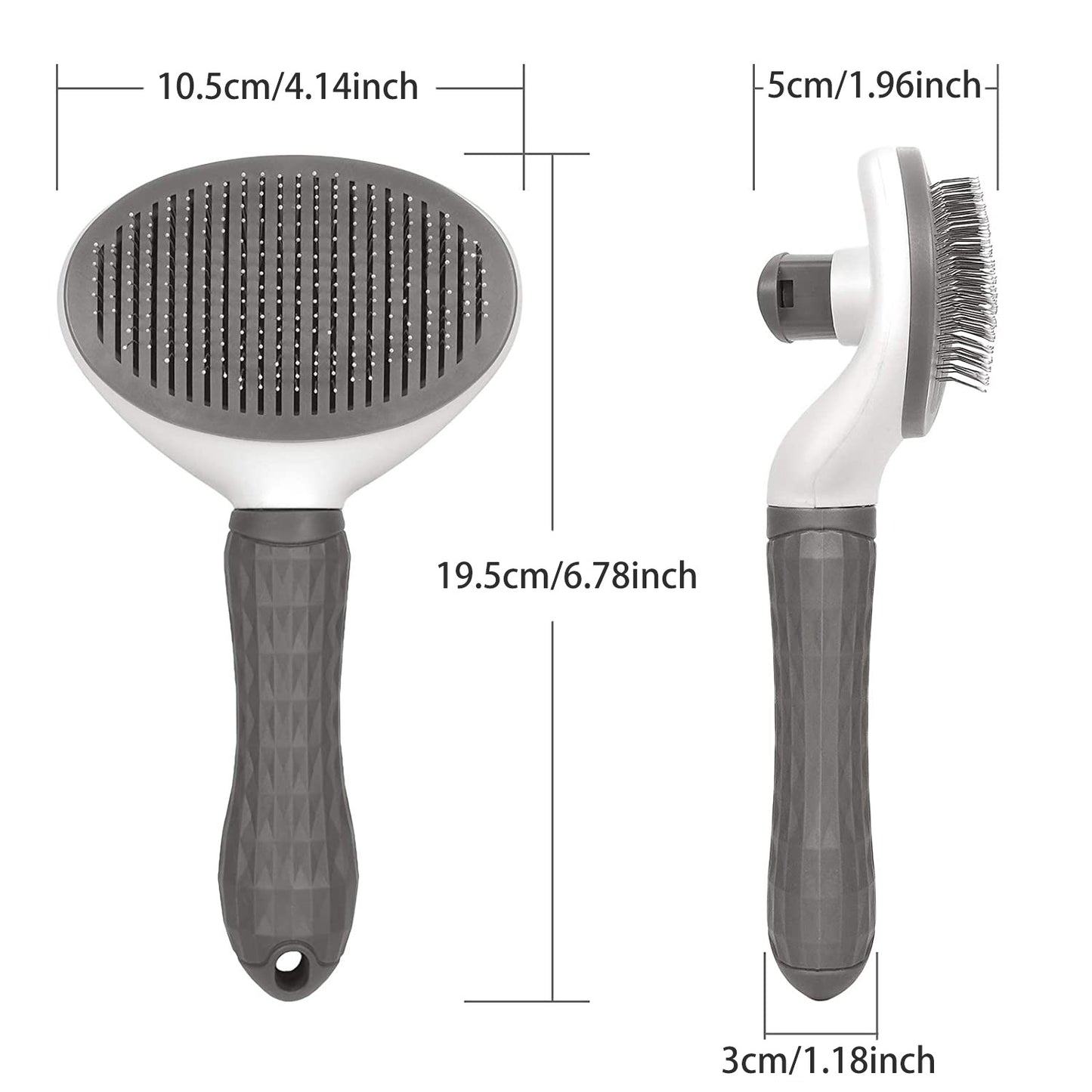 Dog Comb Massage Cat Brush Stainless Steel Pet Grooming Comb For Dogs