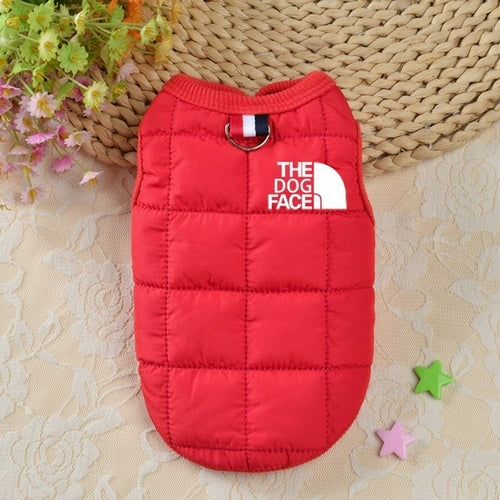 The Dog Face - Jacket Vest - Clothes Winter Warm Pet Coat!