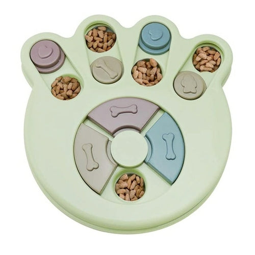 Dog Puzzle Toys Slow Feeder Increase Iq Interactive Turntable Toy Food