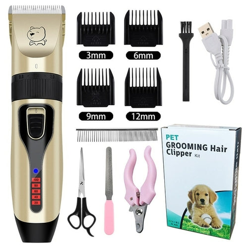 Electric Dog Clippers Professional Pet Hair Trimmer Dogs Grooming