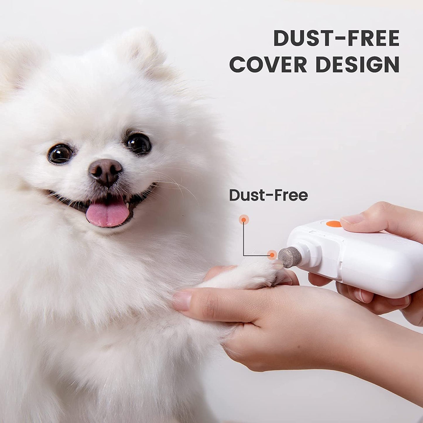 Electric Dog Nail Clippers for Dog Nail Grinders Pet Quiet Cat Paws