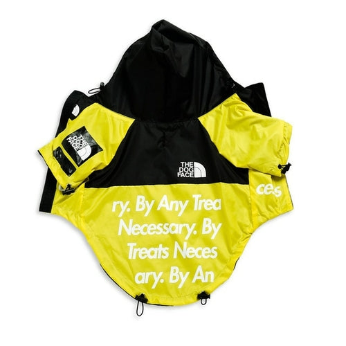 FUNUNCLE LM Dog Face Jacket Clothes Pet Puppy Hoodies Raincoats Warm
