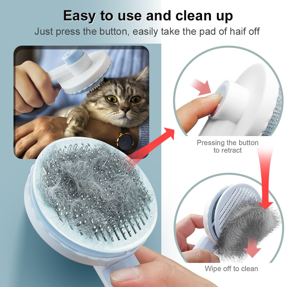 Grooming Pet Hair Remover Brush Cat And Dogs Hair Comb Removes Comb