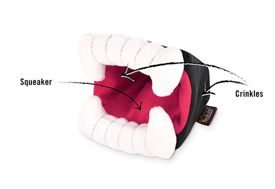 Vampire Bite Dog Toy