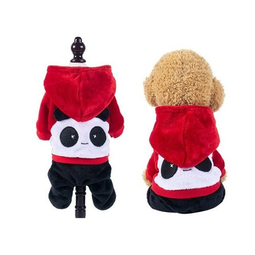 Pet Dog Clothes Soft Warm Fleece Dogs Jumpsuits Clothing For Small