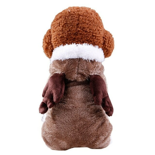 Pet Dog Clothes Soft Warm Fleece Dogs Jumpsuits Clothing For Small