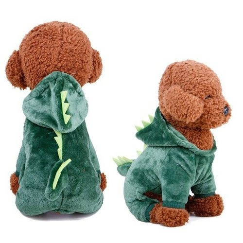 Pet Dog Clothes Soft Warm Fleece Dogs Jumpsuits Clothing For Small