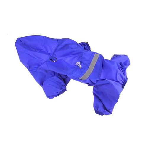 Pet Dog Waterproof Raincoat Reflective Coat Outdoor Soft Breathable