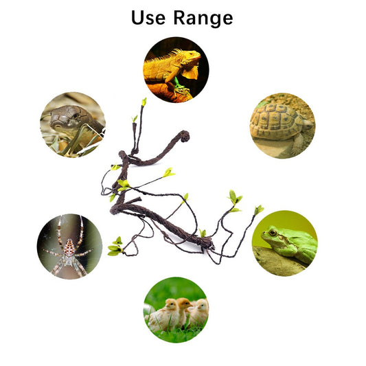 Pet Reptile Pets Flexible Climbing Habitat Vine