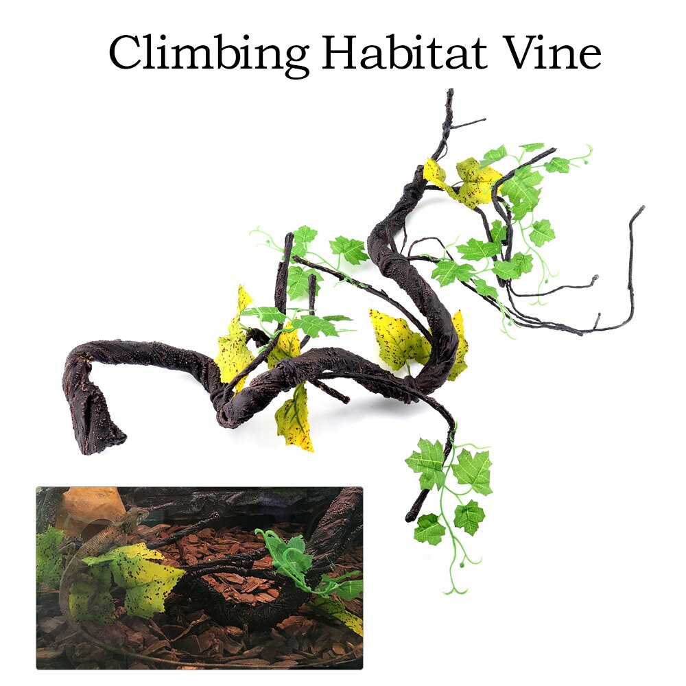 Pet Reptile Pets Flexible Climbing Habitat Vine