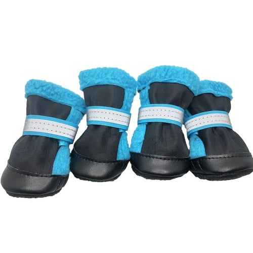 Pet Shoes For Small Dogs Reflective Non Slip Wear Resistant Winter