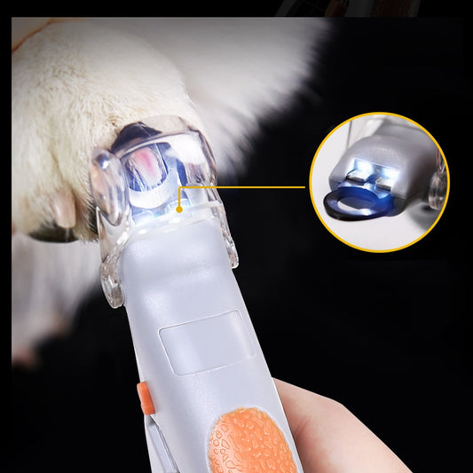 Professional Pet Nail Clipper Scissors with LED Light Cat and Dog Claw