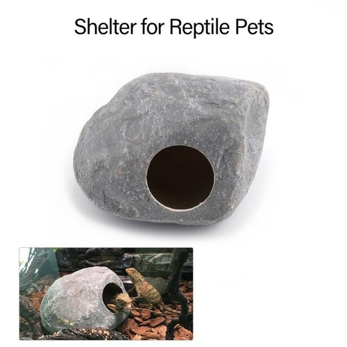 Reptile Shelter Hiding Cave Habitat for Lizards